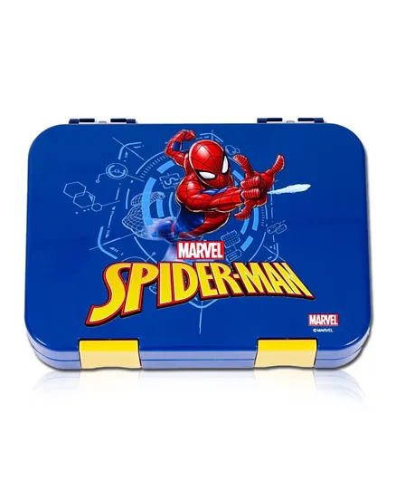 Eazy Kids Marvel Spider-Man Convertible Bento Tritan Lunch Box - Blue
