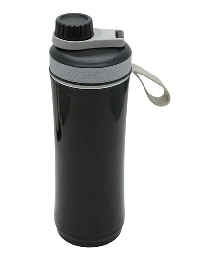 زجاجة ماء بلاستيكية سيلفل كولتك - أسود 900 مل