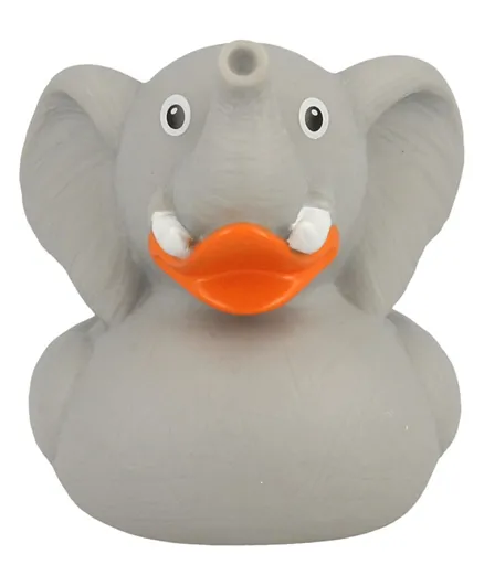 Lilalu Elephant Rubber Duck Bath Toy - Grey