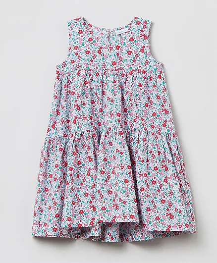 OVS Sleeveless Floral Dress - Multicolor