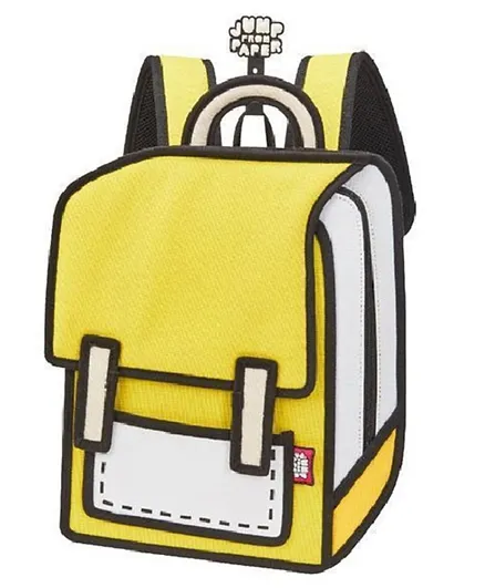 Jump from Paper Junior Spaceman Backpack Minion Yellow - 10.5 inch