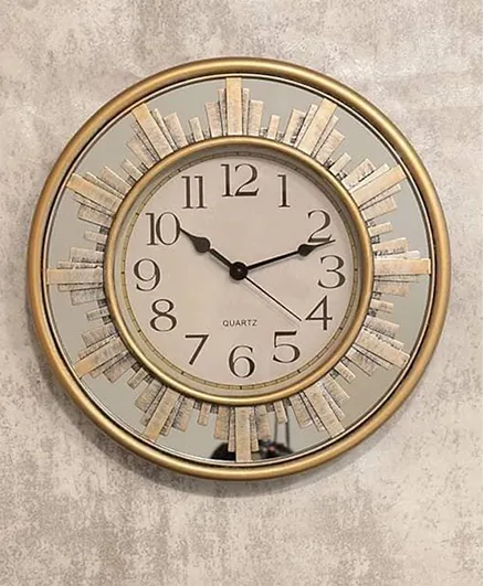 PAN Home Luxe Wall Clock - Gold