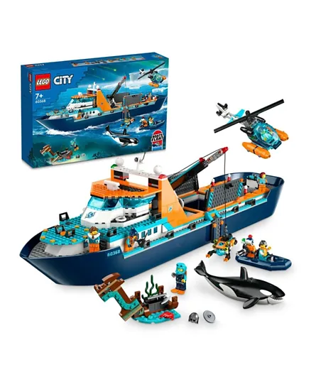 LEGO City Exploration Arctic Explorer Ship 60368 Playset - 815 Pieces