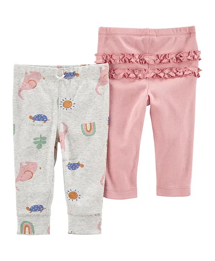 Carter's 2-Pack Cotton Leggings - Multicolor