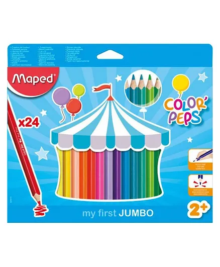 Maped Color Peps Jumbo Multicolor - Pack of 24