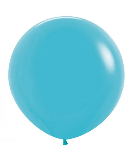 بالونات لاتكس دائرية من سيمبرتكس بلون أزرق كاريبي - عبوة من 3