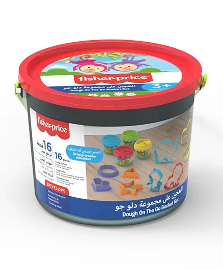 Fisher Price Dough On The Go Bucket Set