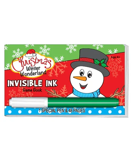 Disney Christmas Winter Wonderland Magic Pen Invisible Ink & Puzzle Book - Multicolor
