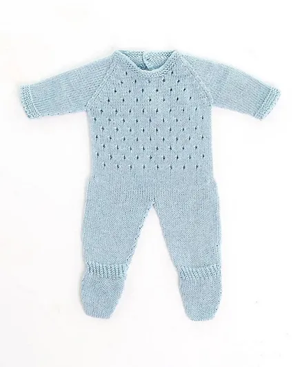 Miniland Knitted Pyjama - Blue