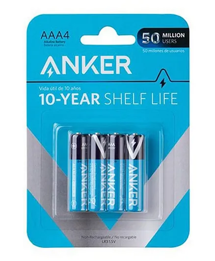 Anker AAA Alkaline Batteries - 4 Piece