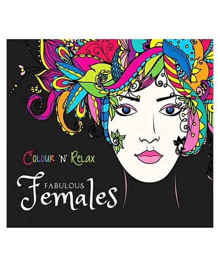 Colour 'N' Relax Fabulous Females - English