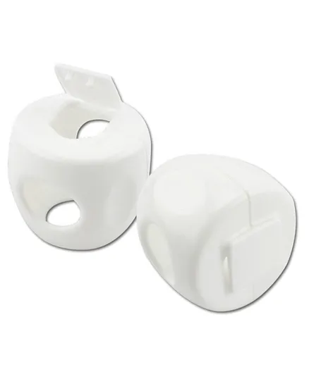 Mini Melody Door Knob Cover Pack of 2 - White