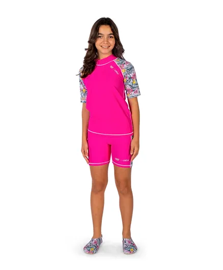 Coega Sunwear Tropical Tweety 2 Piece Swimsuit - Pink