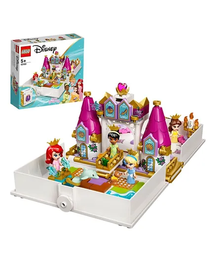 LEGO Ariel Belle Cinderella & Tiana's Storybook Adventures - 130 Pieces