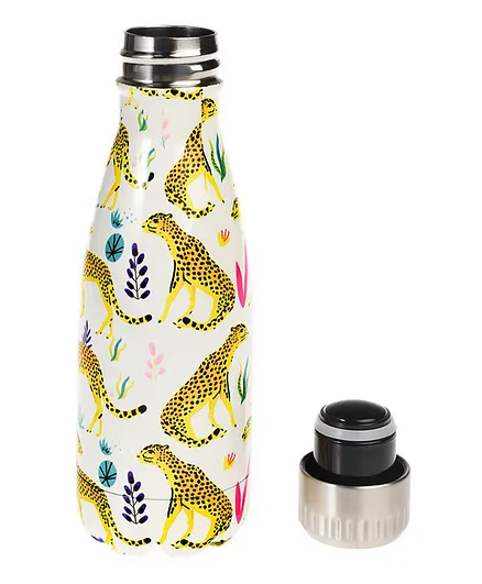 Rex London Cheetah Reusable Stainless Steel Bottle Multicolor - 260mL