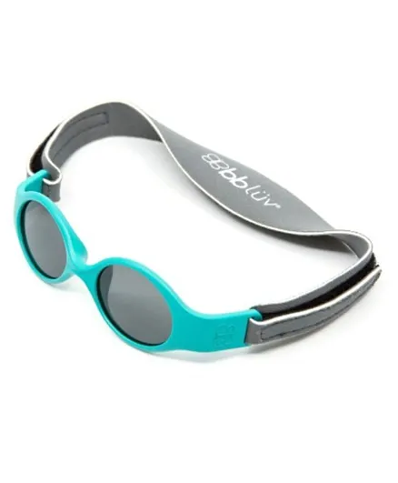 BBLUV Solar Mini Unbreakable 2 Step Evolving Sunglasses - Aqua Blue