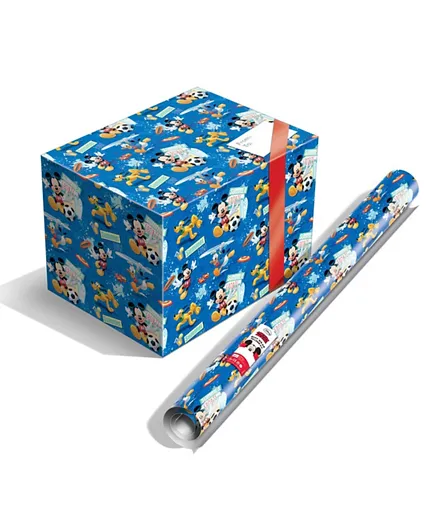 Disney Mickey Gifts Wrapping Paper - Blue