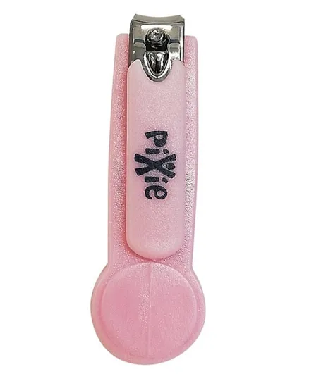 Pixie Baby Scissors And Baby Nail Clipper - White and Pink