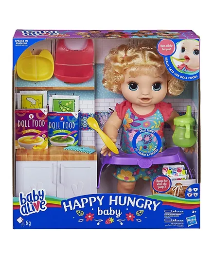 Baby Alive Happy Hungry Baby - Multi Colour