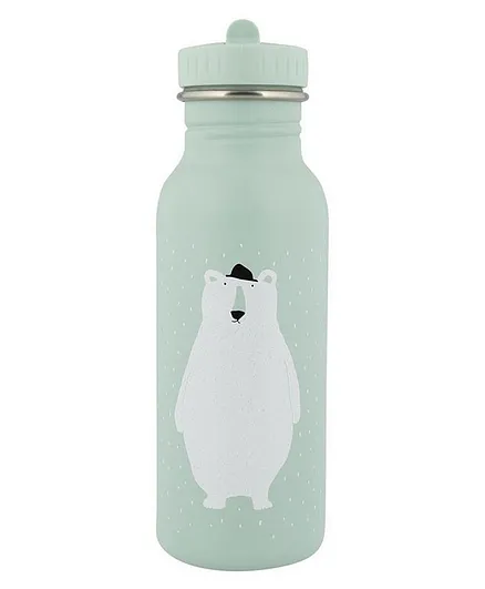 Trixie Mr. Polar Bear Stainless Steel Water Bottle Green - 500mL