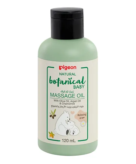 Pigeon Natural Botanical Baby Massage Oil - 120ml