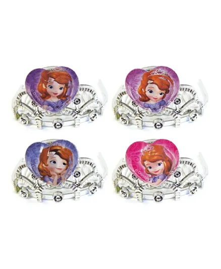 Party Centre Sofia The First  Mini Tiaras Pack of 4 - Multicolor