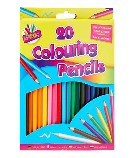 Artbox Coloring Pencils Set - 20 Assorted Colors