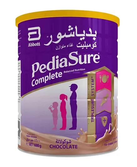 PediaSure Triple Balanced Complete Nutrition Chocolate 4 - 1600g