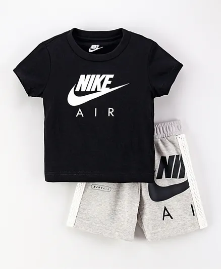 Nike B NSW Air Tee with Shorts Set - Black