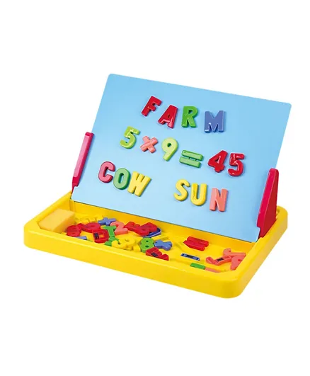 Playgo Portable Magnet & Drawing Board - 58 Pieces