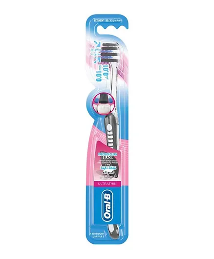 Oral-B Ultrathin Precision Clean Black Extra Manual Toothbrush - Multicolor