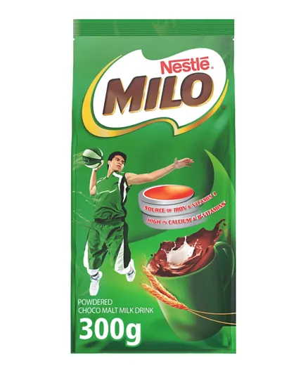Nestle Milo Energy Chocolate Drink Pouch - 300g