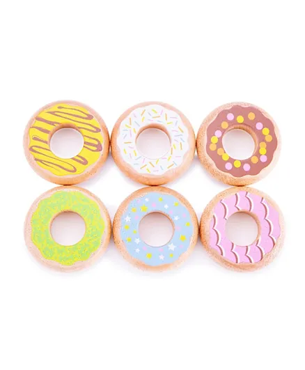 New Classic Toys Donuts - 6 Pieces