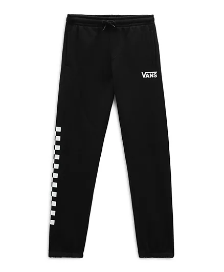 Vans Basic Check Logo Fleece Pants - Black