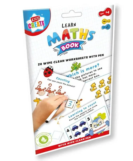 Design Group Educational A5 Wipe Clean Numbers Book - 20 Pages