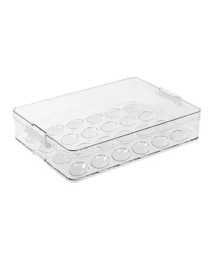 Homesmiths Stackable Egg Holder with Lid