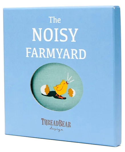 Threadbear Designs the Noisy Farmyard Rag Book - 6 Pages
