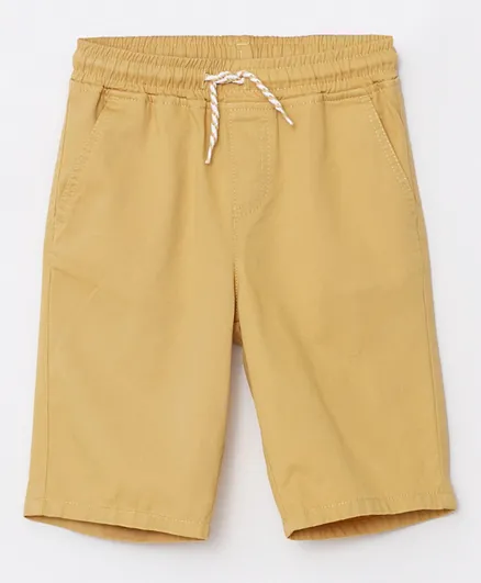 LC Waikiki Basic Gabardine Shorts - Beige