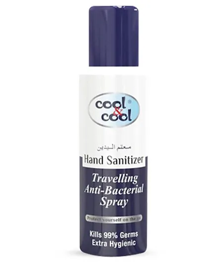 Cool & Cool Anti-Bacterial Hand Sanitizer Travelling Spray Pack of 6 - 200 ml each