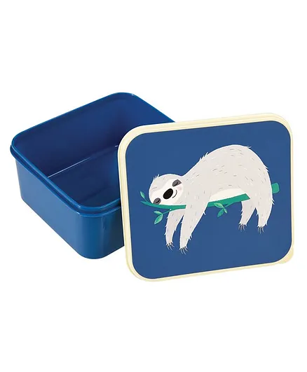 Rex London Sydney The Sloth Lunch Box - Blue