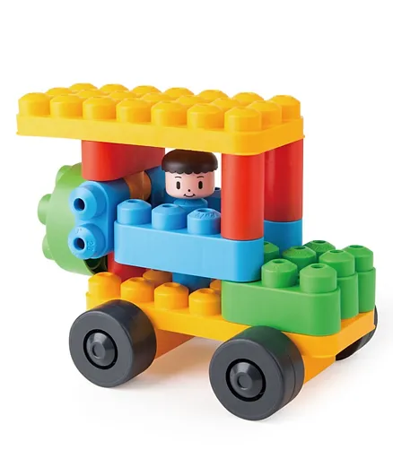 Poly M Zoo Keeper ’N’ Cars Multicolour - 40 Pieces
