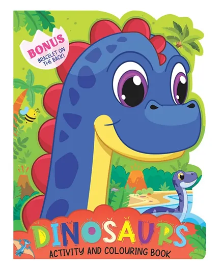 Dinosaur Activity and Colouring Book - English
