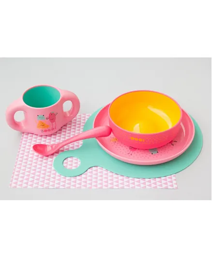 Suavinex Toddler Feeding Set - Pink