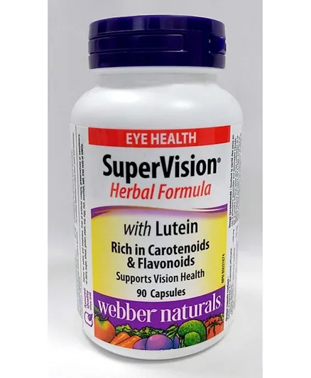 WEBBER NATURALS Super Vision Health Supplement - 90 Capsules