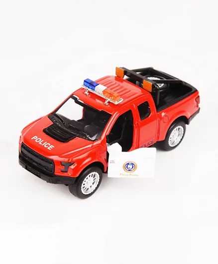 ديناميك سبورتس - سيارة شرطة معدنية مصبوبة بمقياس 1:36 قطعة واحدة  - متنوعة