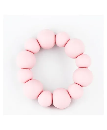 Desert Chomps Pastel Pop Silicone Teether - Baby Pink