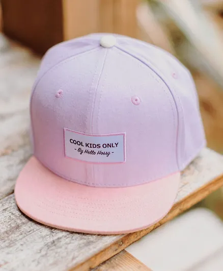 Hello Hossy Embroidered Cap - Pink