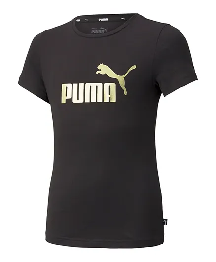 Puma ESS+ Logo Tee - Black