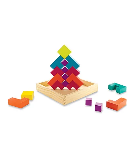 Mindware Pattern Play 3D Building Game - Multicolor