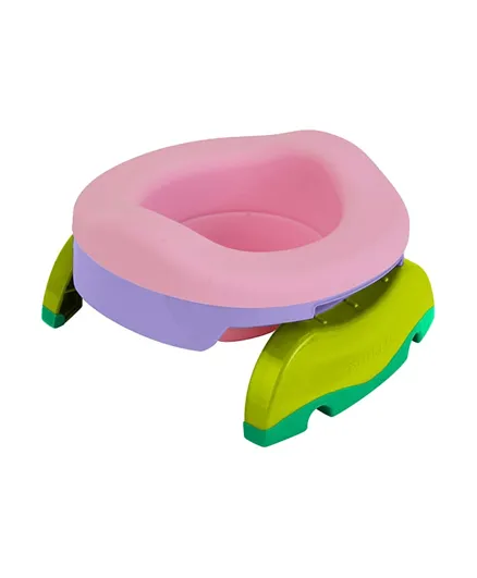 Potette 2 in 1 Portable Potty Trainee Seat  Value Pack - Lilac & Green